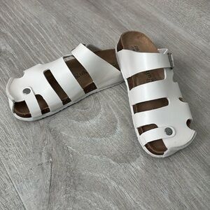 Maibulun Summer Picnic Cut-Out Clog White size 37
